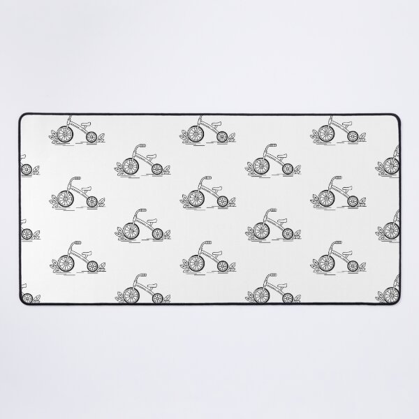 Item preview, Tricycle Parked Near Leaf Pile designed and sold by rasagamastore.