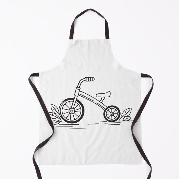 Item preview, Tricycle Parked Near Leaf Pile designed and sold by rasagamastore.