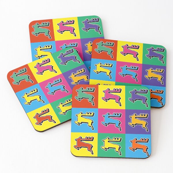 Item preview, Miasto Piła Pop Art Jeleń Logo Pattern designed and sold by PILANTROP.