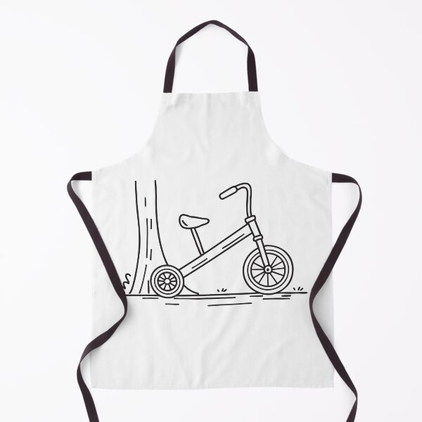 Item preview, Tricycle Leaning Against Tree Trunk designed and sold by rasagamastore.