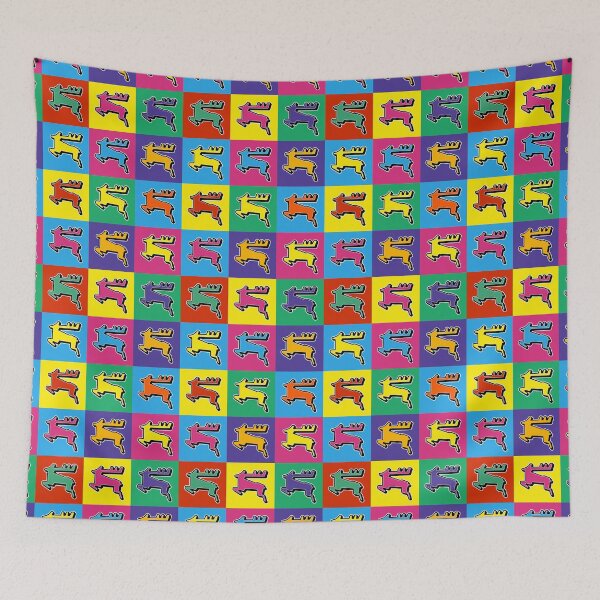 Item preview, Miasto Piła Pop Art Jeleń Logo Pattern designed and sold by PILANTROP.