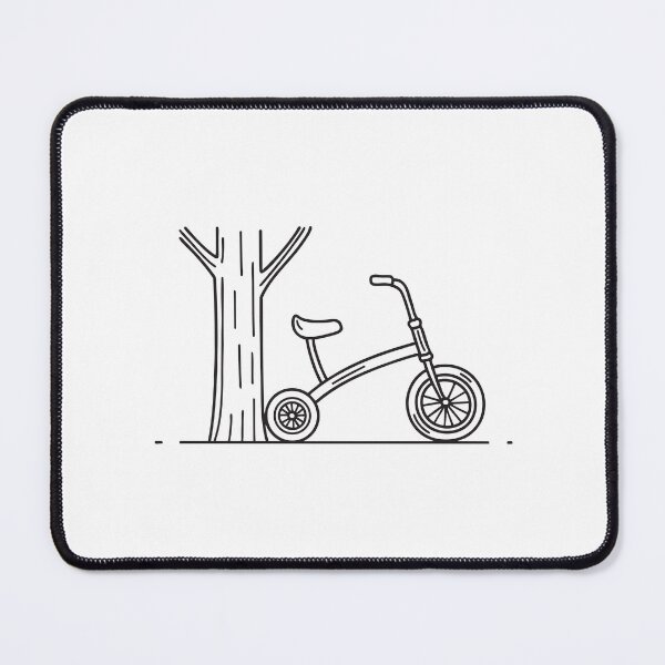Item preview, Children's Tricycle Beside Tree Trunk designed and sold by rasagamastore.