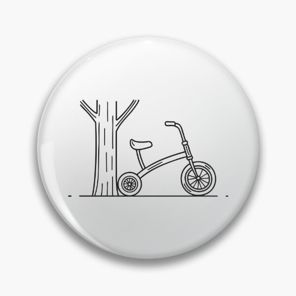 Item preview, Children's Tricycle Beside Tree Trunk designed and sold by rasagamastore.