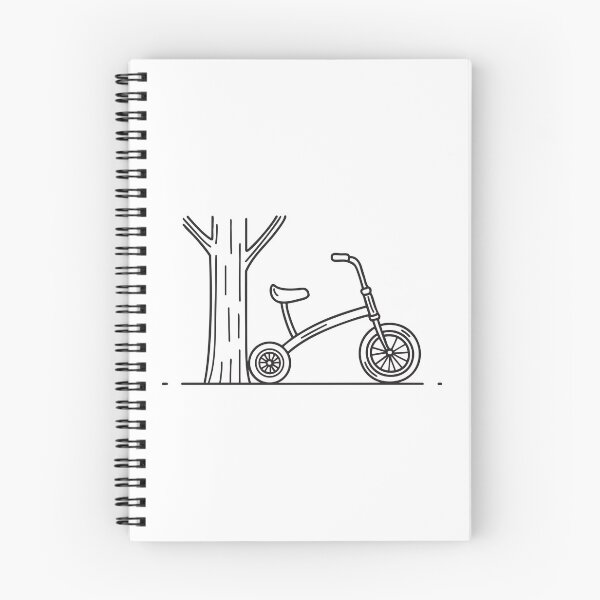 Item preview, Children's Tricycle Beside Tree Trunk designed and sold by rasagamastore.