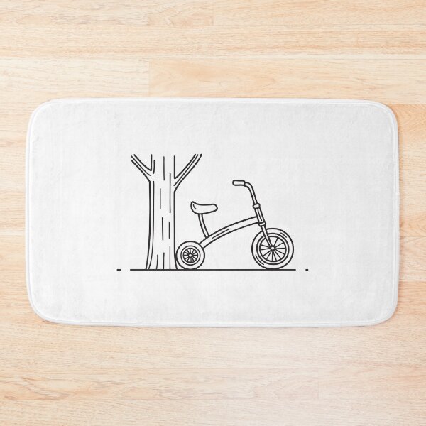 Item preview, Children's Tricycle Beside Tree Trunk designed and sold by rasagamastore.