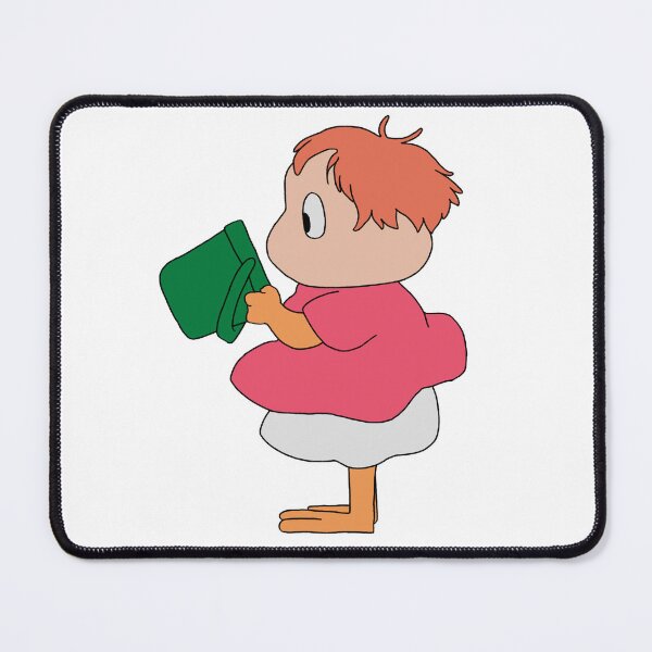 Item preview, Ponyo Fish Transform Cute Sideview Solo Illustration designed and sold by Iska-Designs.
