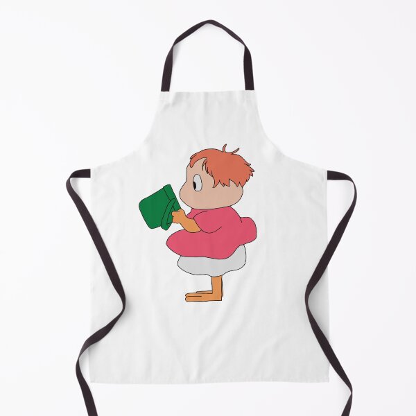 Item preview, Ponyo Fish Transform Cute Sideview Solo Illustration designed and sold by Iska-Designs.