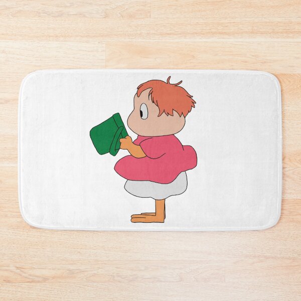 Item preview, Ponyo Fish Transform Cute Sideview Solo Illustration designed and sold by Iska-Designs.