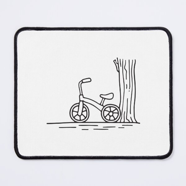 Item preview, Tricycle Resting at Base of Tree designed and sold by rasagamastore.