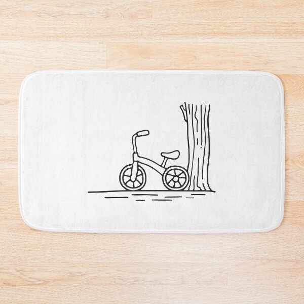 Item preview, Tricycle Resting at Base of Tree designed and sold by rasagamastore.