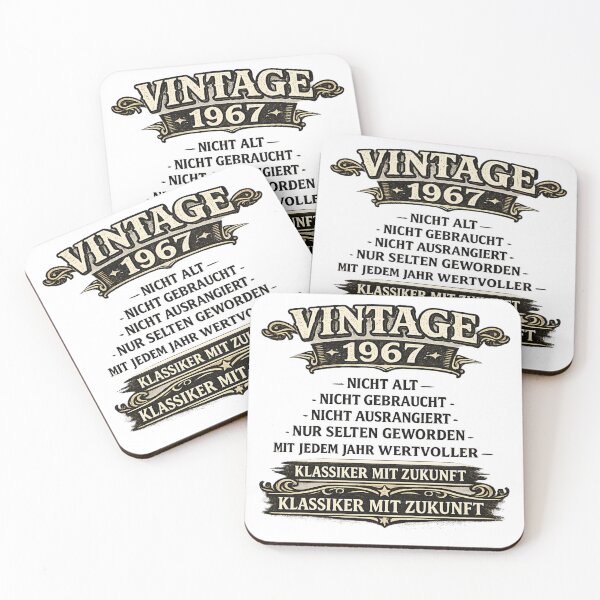 Item preview, Vintage 1967 Classic German Birthday Quote Retro designed and sold by KI-Kunstwerk.