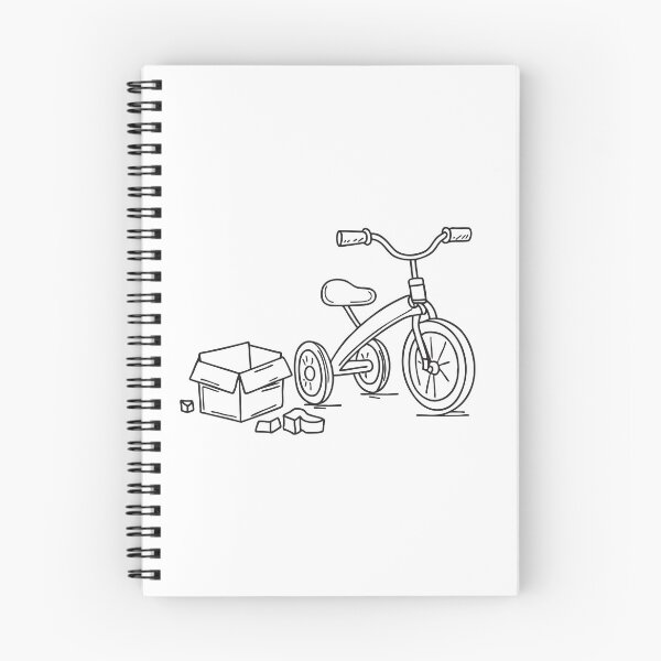 Item preview, Tricycle Beside Open Toy Box designed and sold by rasagamastore.