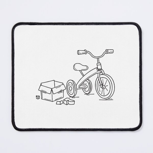 Item preview, Tricycle Beside Open Toy Box designed and sold by rasagamastore.