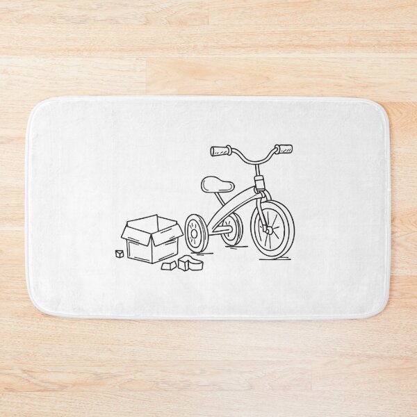 Item preview, Tricycle Beside Open Toy Box designed and sold by rasagamastore.
