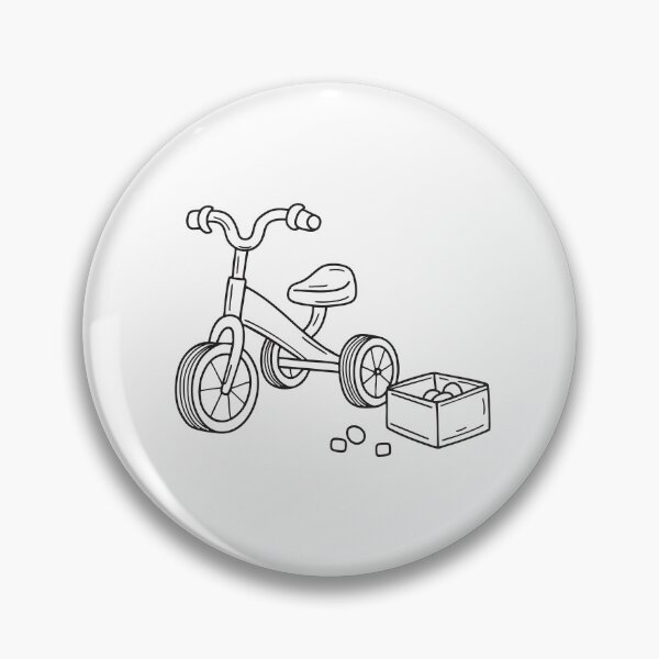 Item preview, Tricycle Near Scattered Toys and Box designed and sold by rasagamastore.