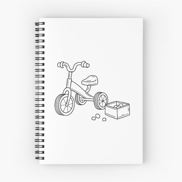 Item preview, Tricycle Near Scattered Toys and Box designed and sold by rasagamastore.