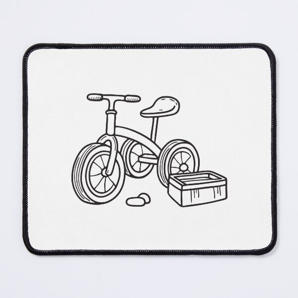 Item preview, Tricycle Near Overturned Toy Box designed and sold by rasagamastore.