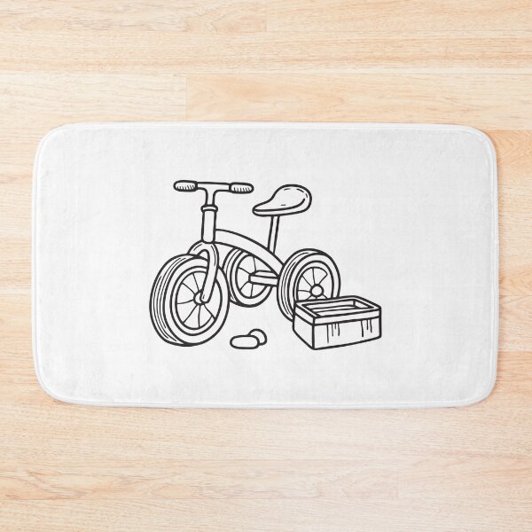 Item preview, Tricycle Near Overturned Toy Box designed and sold by rasagamastore.