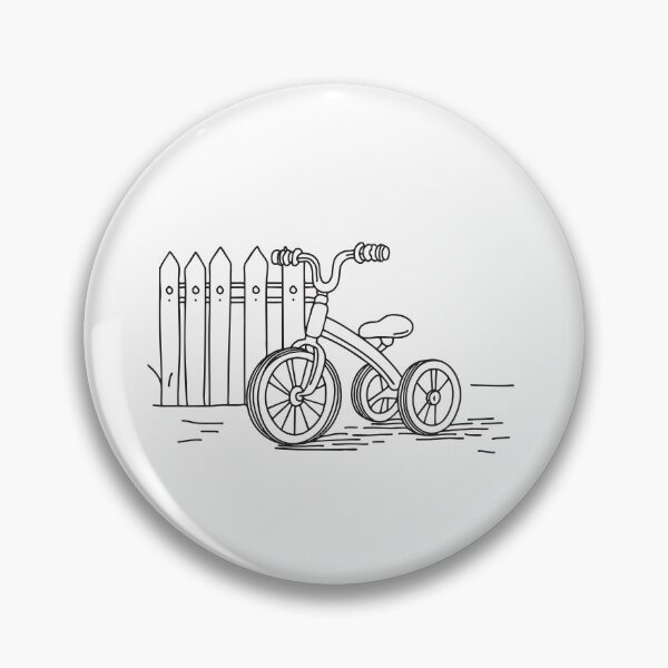 Item preview, Tricycle Parked by Garden Gate designed and sold by rasagamastore.
