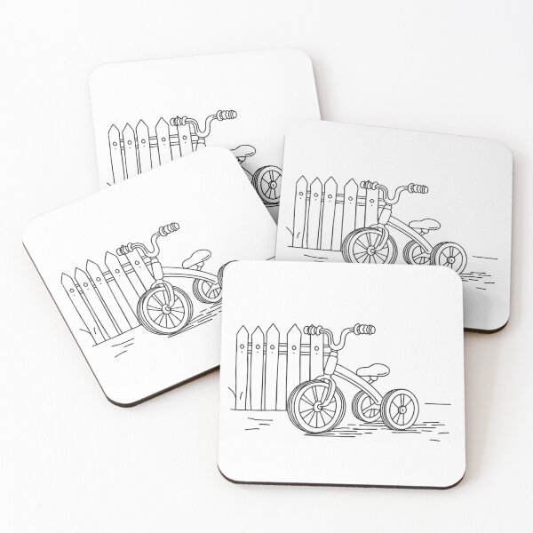 Item preview, Tricycle Parked by Garden Gate designed and sold by rasagamastore.