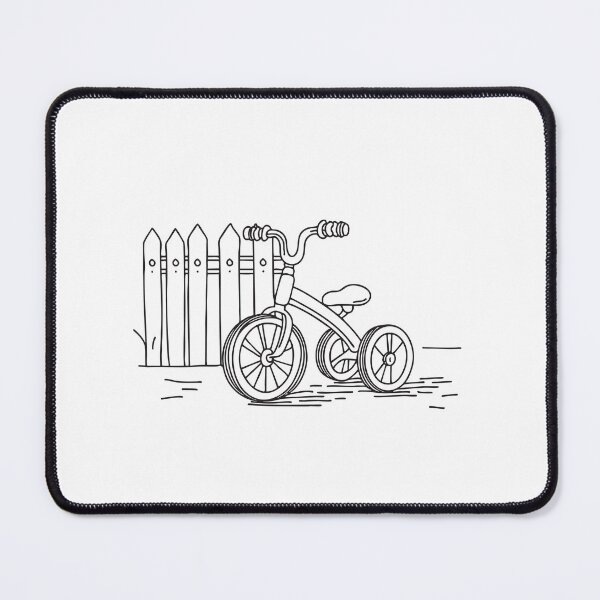 Item preview, Tricycle Parked by Garden Gate designed and sold by rasagamastore.