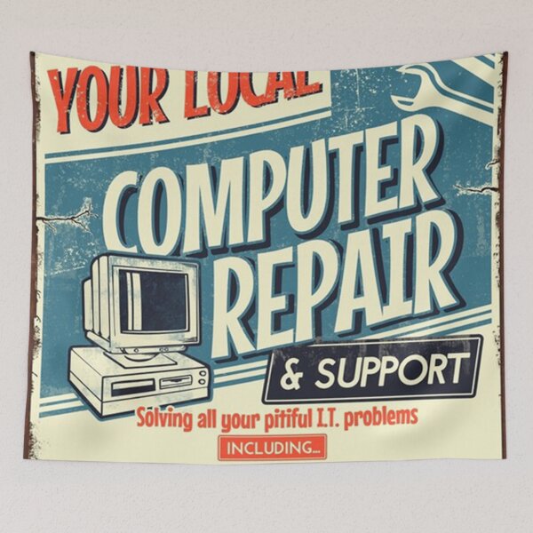 Item preview, Tech Support Computer Repair Poster designed and sold by Geraldineromero.