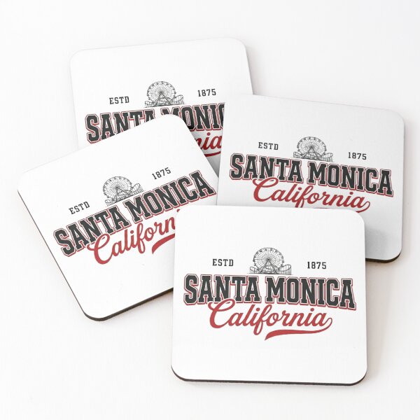 Item preview, Santa Monica California - Vintage Academic Varsity Typography designed and sold by The True American.