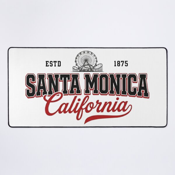 Item preview, Santa Monica California - Vintage Academic Varsity Typography designed and sold by The True American.