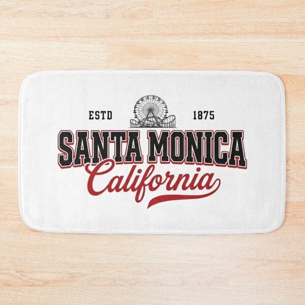 Item preview, Santa Monica California - Vintage Academic Varsity Typography designed and sold by The True American.