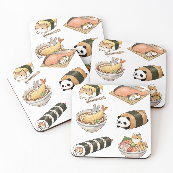 Item preview, Cute Sushi Friends designed and sold by Valiabeth.