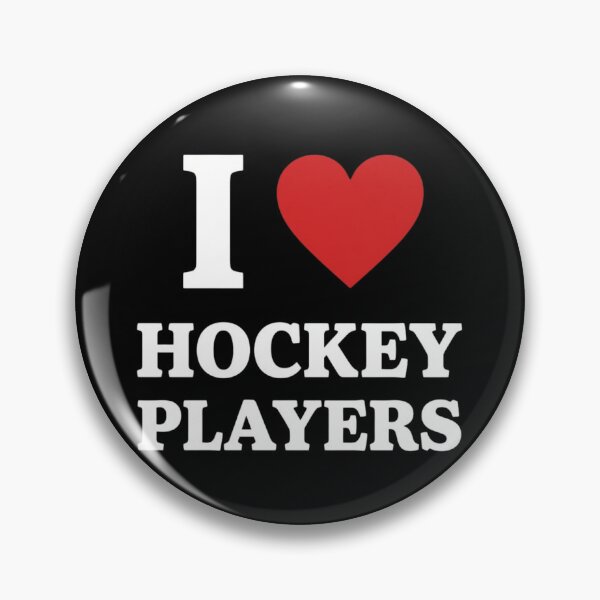 Item preview, I Love Hockey Players - Funny Retro Sports Heart designed and sold by haitrieuic96.