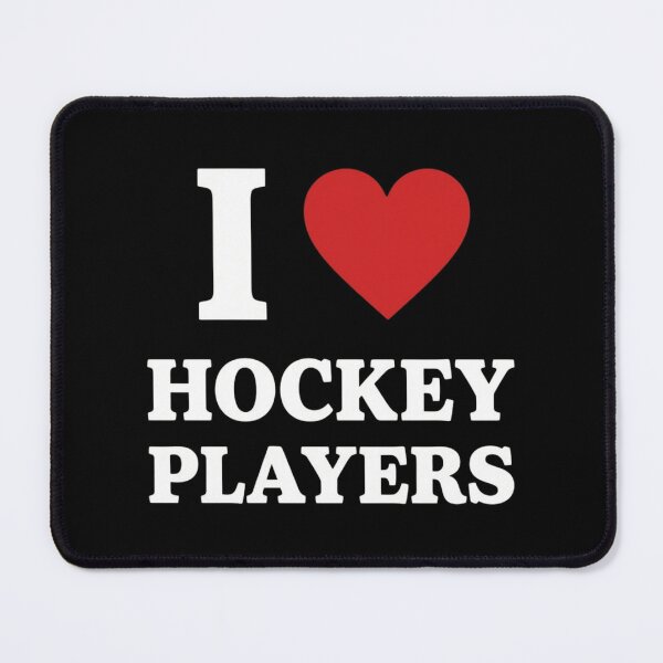 Item preview, I Love Hockey Players - Funny Retro Sports Heart designed and sold by haitrieuic96.
