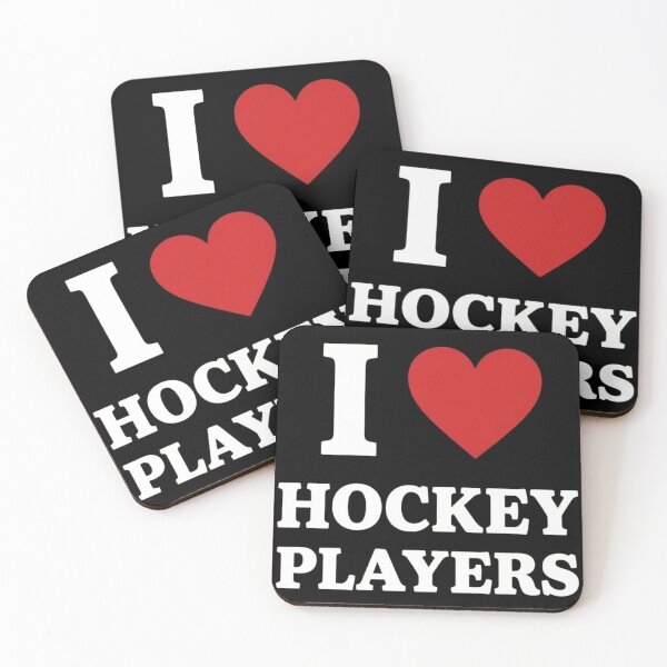 Item preview, I Love Hockey Players - Funny Retro Sports Heart designed and sold by haitrieuic96.