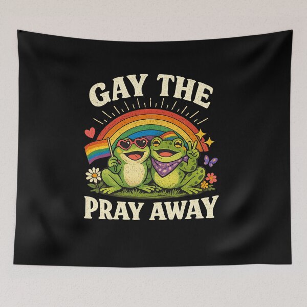 Item preview, Gay the Pray Away Frogs designed and sold by super-think.