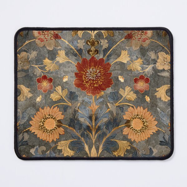 Item preview, Grey Decoupage Vintage Flowers Damask 1900 Victorian designed and sold by GrinGalore.