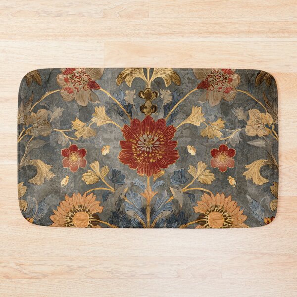 Item preview, Grey Decoupage Vintage Flowers Damask 1900 Victorian designed and sold by GrinGalore.