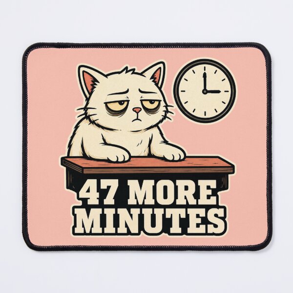 Item preview, Funny Teacher Cat Classroom Clock Sarcastic Student Gift designed and sold by Gentlestate.