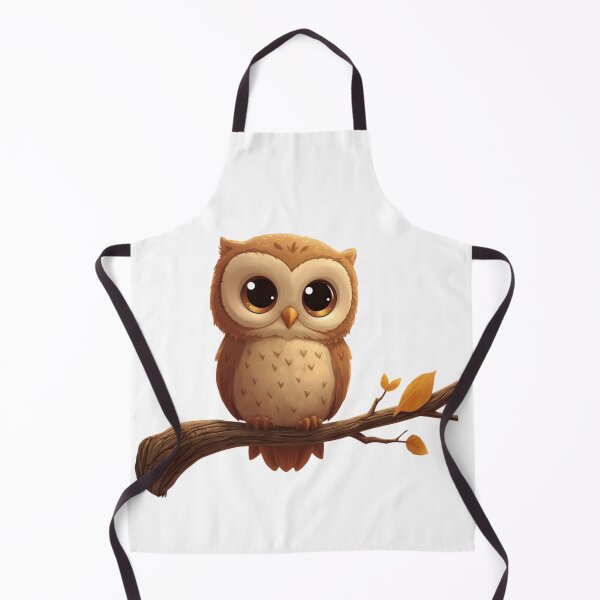 Item preview, An owl is perched on a branch designed and sold by CozyAnimalArt.