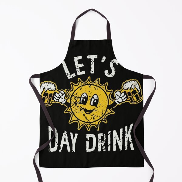 Item preview, Let's Day Drink Vintage Sun - Funny Summer Beer Cartoon designed and sold by haitrieuic96.