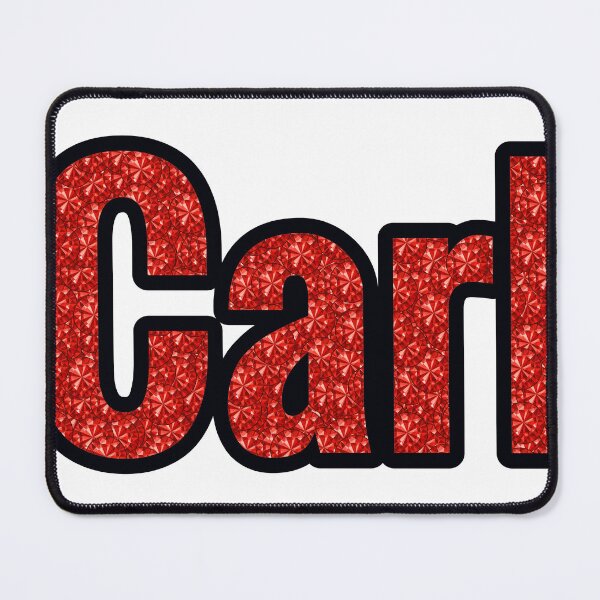 Item preview, Carl Boy Name Red Rhinestone Texture designed and sold by TheIconSmith.