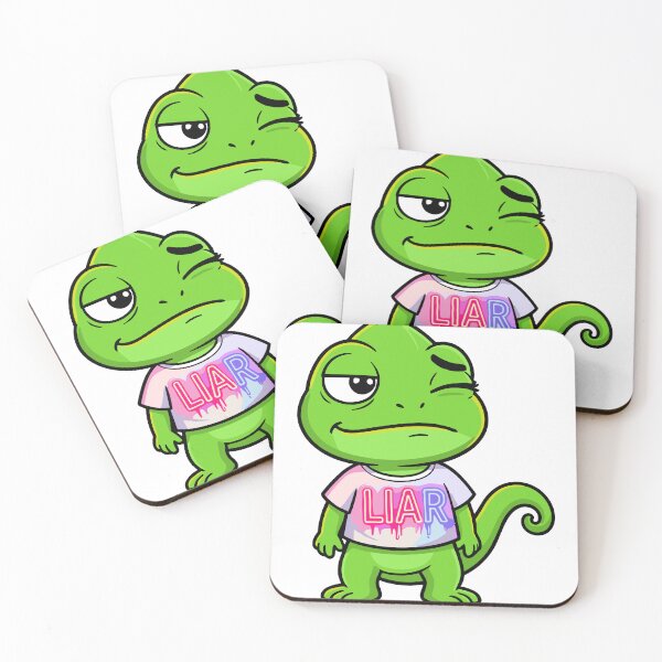 Item preview, Funny Chameleon Liar T-Shirt Cute Cartoon Art designed and sold by SADIKUL FASHION.