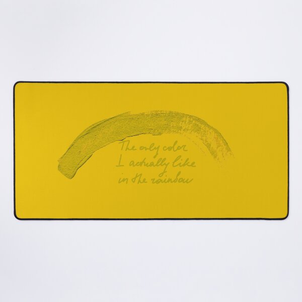 Item preview, The only color I actually like in the rainbow yellow brush stroke handwritten joke designed and sold by TanalyFlowers.