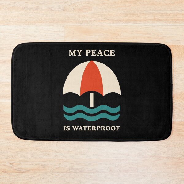 Item preview, My Peace Is Waterproof Beach Umbrella designed and sold by Lyfeinsights.