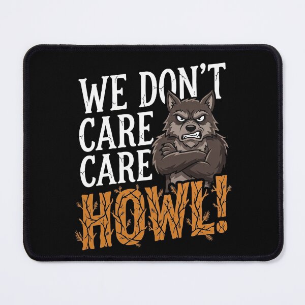 Item preview, Grumpy Angry Cartoon Wolf Wood Graphic designed and sold by CrystalMineArts.