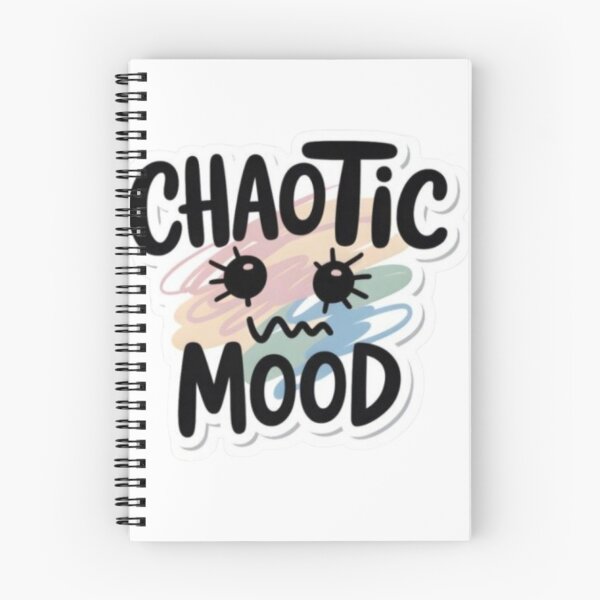 Item preview, Chaotic Mood Funny Sticker | Mentally Offline Aesthetic Design designed and sold by Jyotisima8929.