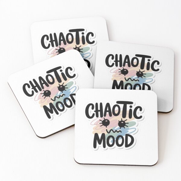 Item preview, Chaotic Mood Funny Sticker | Mentally Offline Aesthetic Design designed and sold by Jyotisima8929.