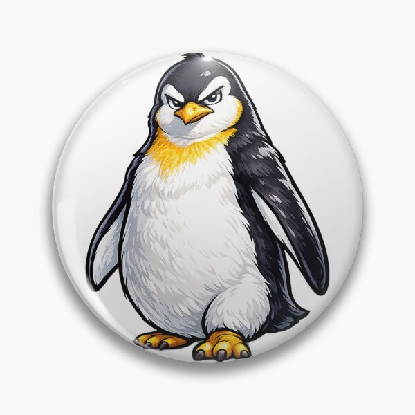 Artikelvorschau, Selbstbewusster Pinguin läuft cool minimalistisch entworfen und verkauft von urBlank.