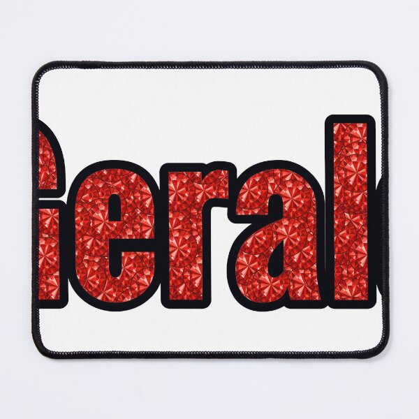 Item preview, Gerald Boy Name Red Rhinestone Texture designed and sold by TheIconSmith.