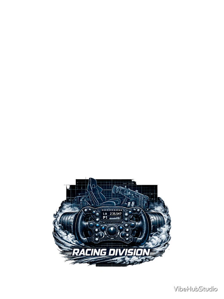 Thumbnail 4 of 4, iPhone Case, SIM Racing Division – Pro Racing Simulator Wheel Blueprint Design designed and sold by VibeHubStudio.
