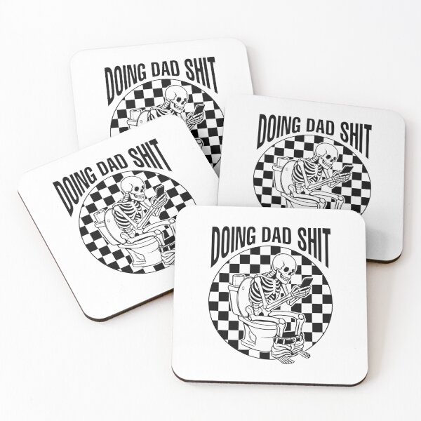 Item preview, Doing Dad Shit Skeleton - Funny Bathroom Humor Father's Day designed and sold by haitrieuic96.